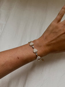 Pearly Heart Bracelet