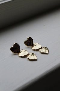 The Drop Heart Earrings