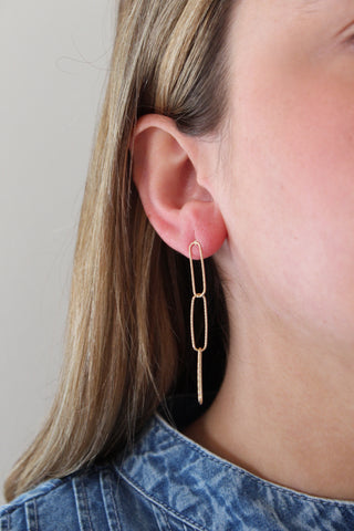 Paper Clip Earrings