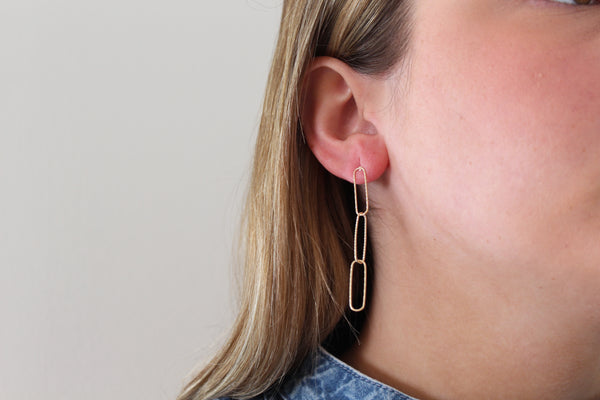 Paper Clip Earrings