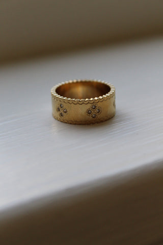 Stainless Steel Clover Ring