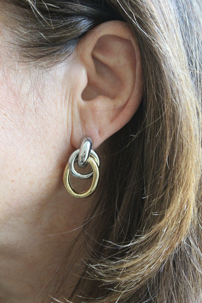 Two Toned Earrings