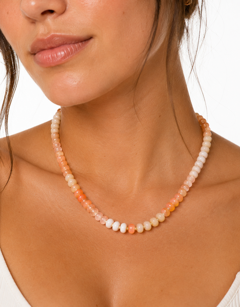 Pink Coral Necklace