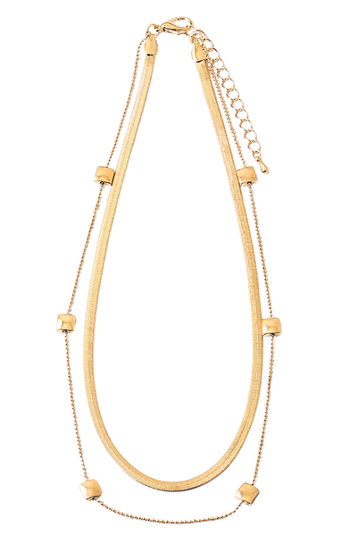 The Lisa Double Chain Necklace
